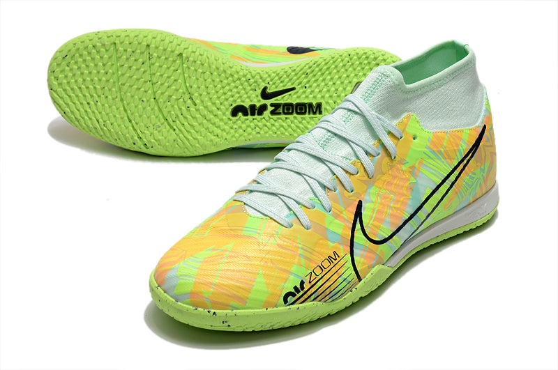 Air Zoom Superfly 9 TF Futsal Boot - Green - High Top