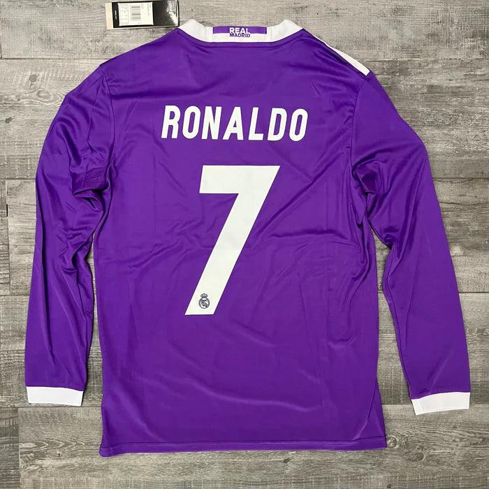 Retro Real Madrid Long-sleeve Away Jersey 2016/17