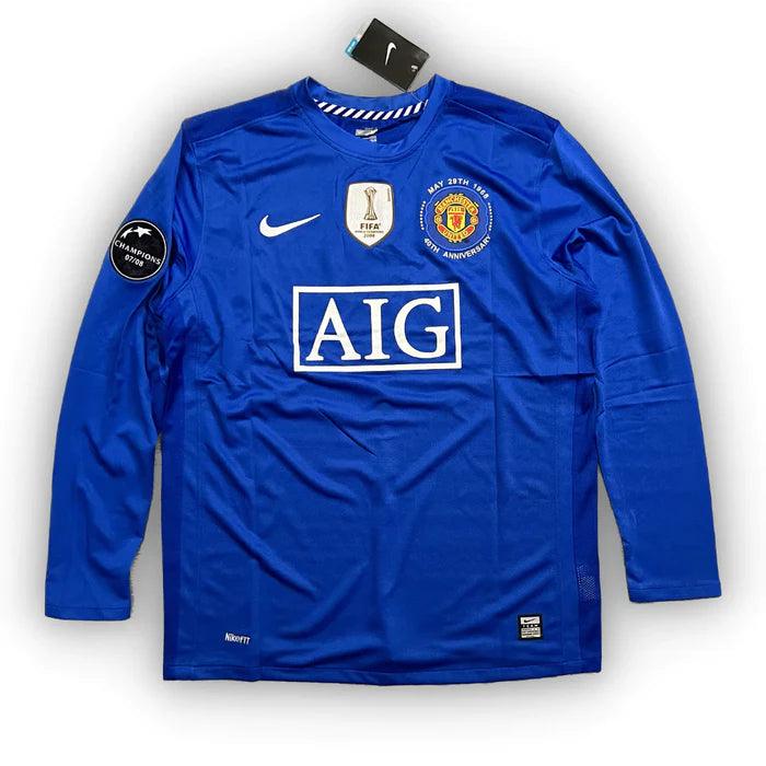 Retro Manchester United Long-sleeve Third Jersey 2008/09