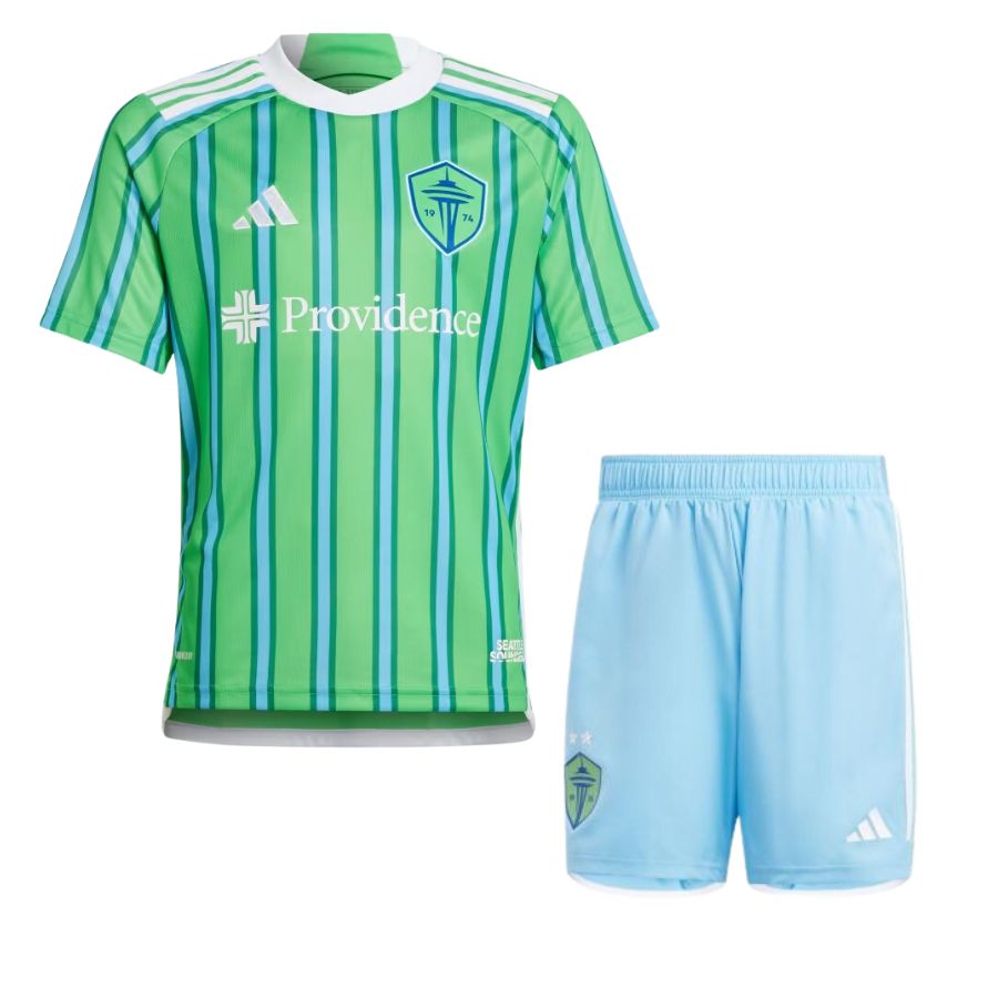 BRINDE-2025-02-18T204335.748 Kids Kit Seattle Sounders FC Home Fan Jersey 2025/26 - Image 1