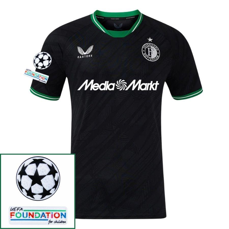 BRINDE-2025-03-05T160823.175 Feyenoord Away 2024/25 Patches UCL UEFA Foundation (Official Printing) - Image 1