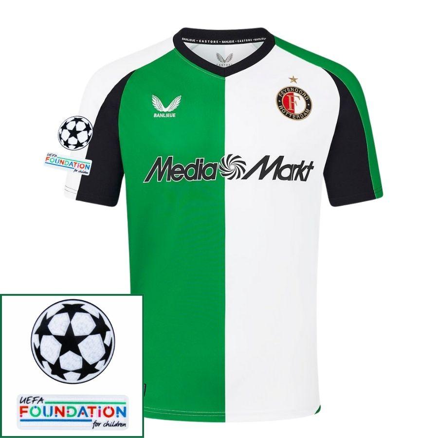 BRINDE-2025-03-05T193242.920 Feyenoord Third 2024/25 Patches UCL UEFA Foundation (Official Printing) - Image 1