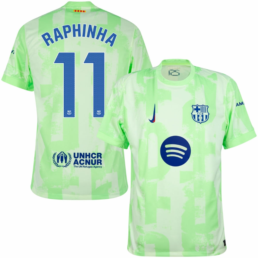 BRINDE-2025-05-04T105959.732 Barcelona Raphinha 11 Third Fan Jersey 2024/25 - Image 1