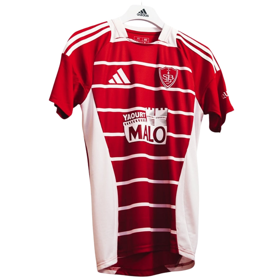BRINDE-2025-05-05T155958.636 Stade Brestois Champions League Home Fan Jersey 2024/25 - Image 1