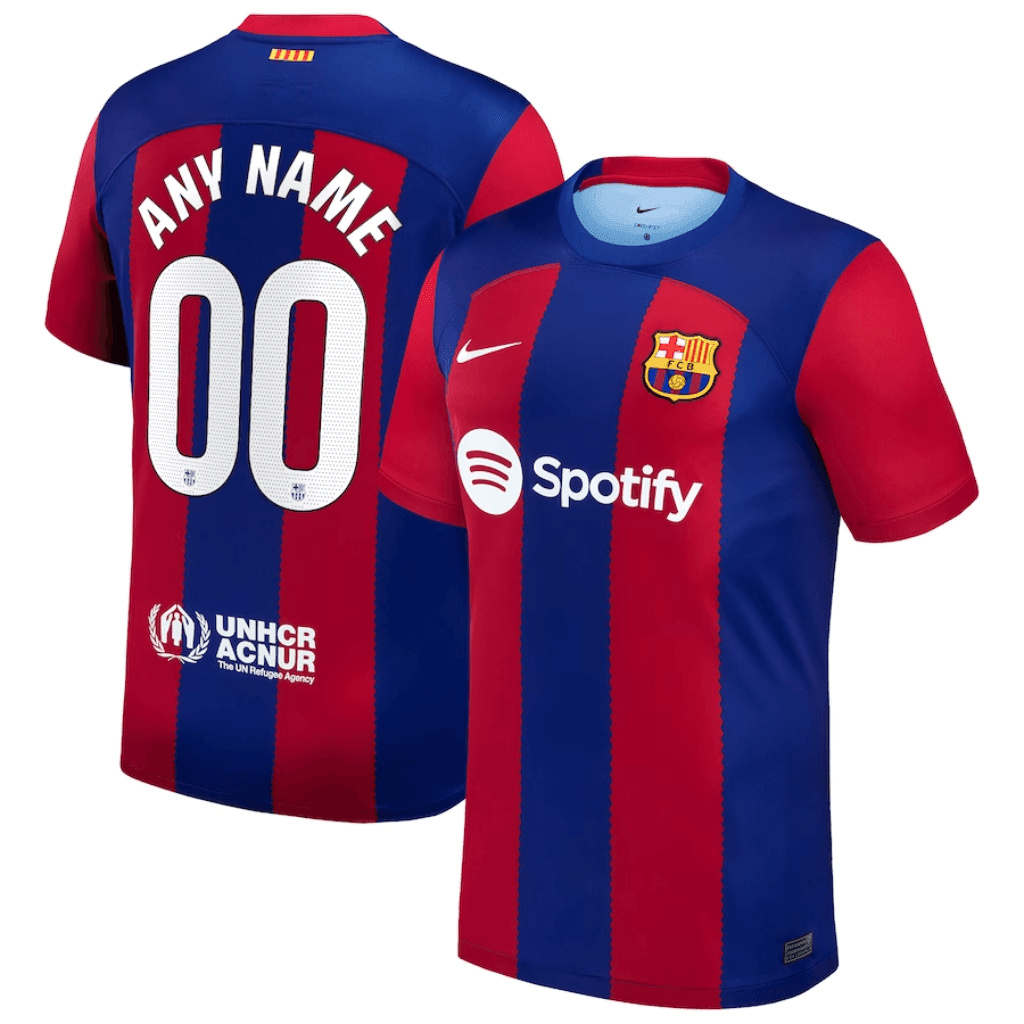 CopiadeSEUNOME_90 Barcelona Home Jersey 2023/24 Custom - Image 1