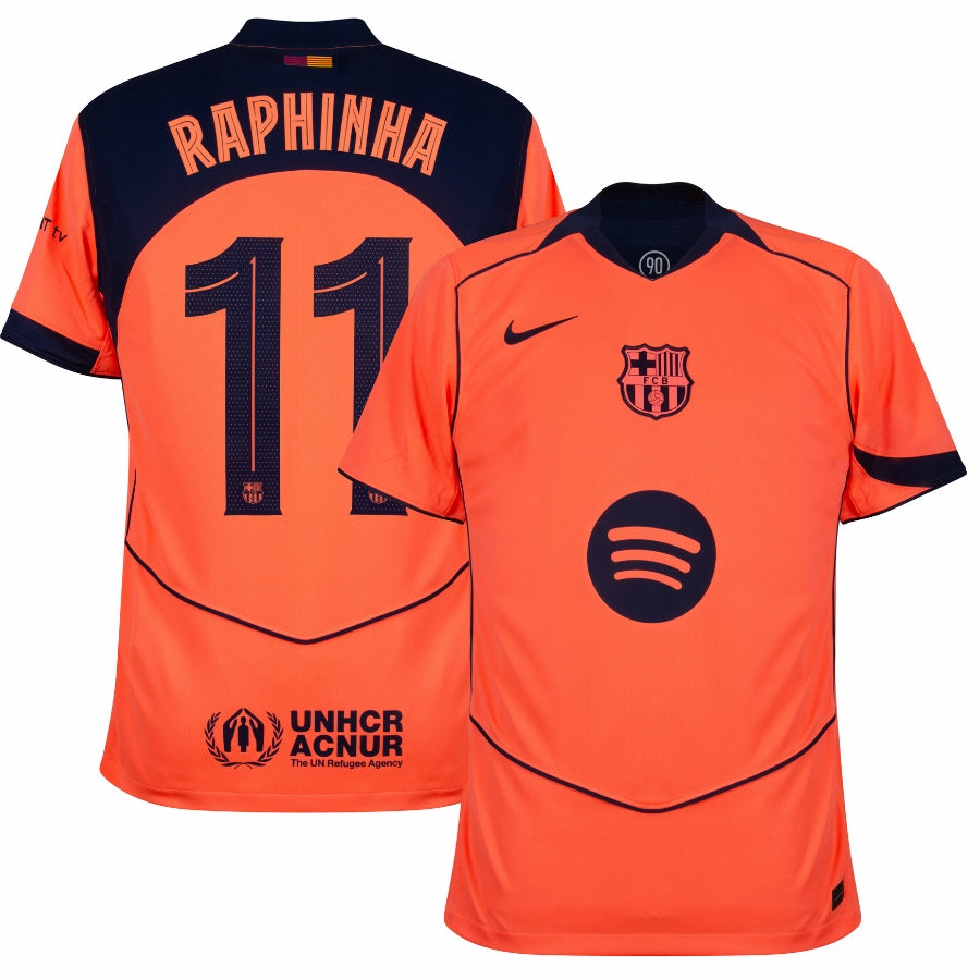 CopiadeTextodoseuparagrafo-2025-09-02T195221.062 Barcelona Third Raphinha 11 Fan Jersey 2025/26 - Image 1