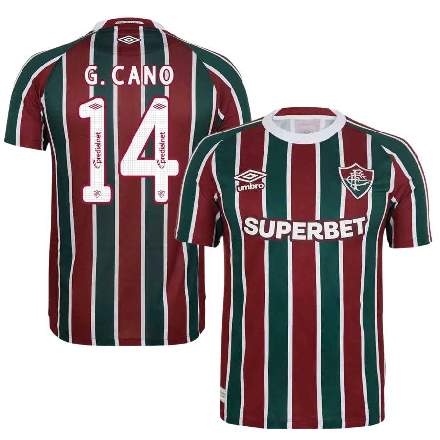 CopiadeTextodoseuparagrafo_76 Fluminense G.CANO 14 Home Fan Jersey 2025/26 - Image 1