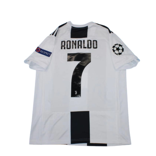 IMG_5332_1024x_40128a4f-fba9-4793-8535-fb5cba280e15 Cristiano Ronaldo #7 Juventus Home Retro Jersey 2018/19 - Image 1