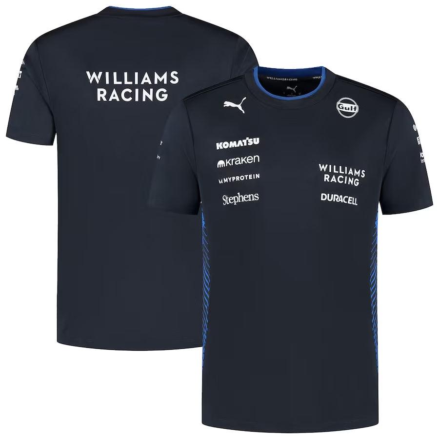Textodoseuparagrafo-2025-04-04T205312.823 Williams Racing 2025 Team Set Up T-Shirt Formula 1 F1 Formula One - Image 1