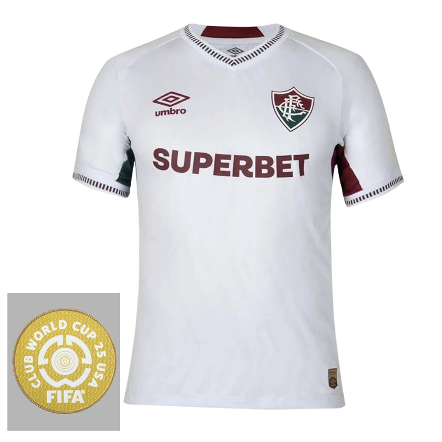 Textodoseuparagrafo-2025-06-17T013334.744 Fluminense Away Fan Jersey 2025/26 Patch Club World Cup - Image 1
