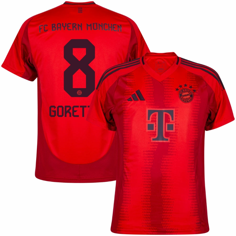 Textodoseuparagrafo_25_235a7b68-6f94-41c8-849b-a65be75be4ec Bayern Munich GORETZKA #8 Home Fan Jersey 2024/25 - Image 1