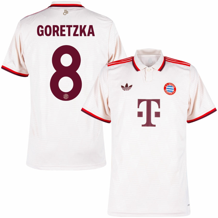 Textodoseuparagrafo_37_5c2d8a9d-5ab4-4e8a-8b86-fb657b521ff0 Bayern Munich GORETZKA #8 Third Fan Jersey 2024/25 - Image 1