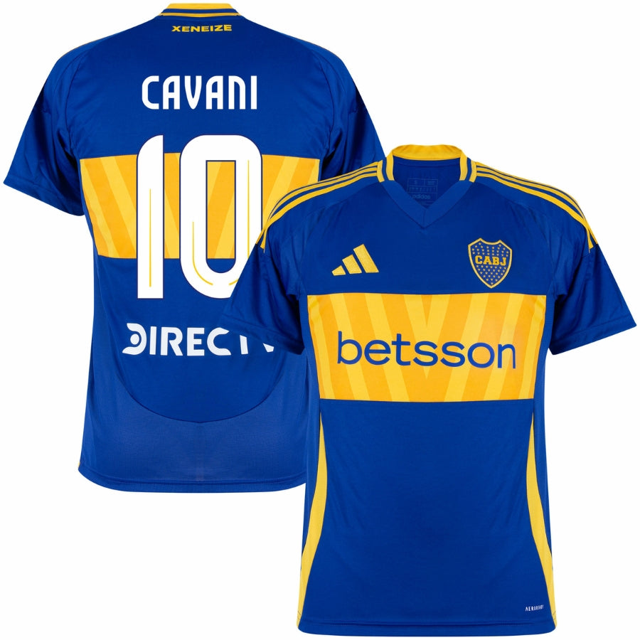 Textodoseuparagrafo_60_2ae4348a-24ce-48fc-a2cd-1eebf04dcce2 Boca Juniors CAVANI #10 Home Fan Jersey 2024/25 - Image 1