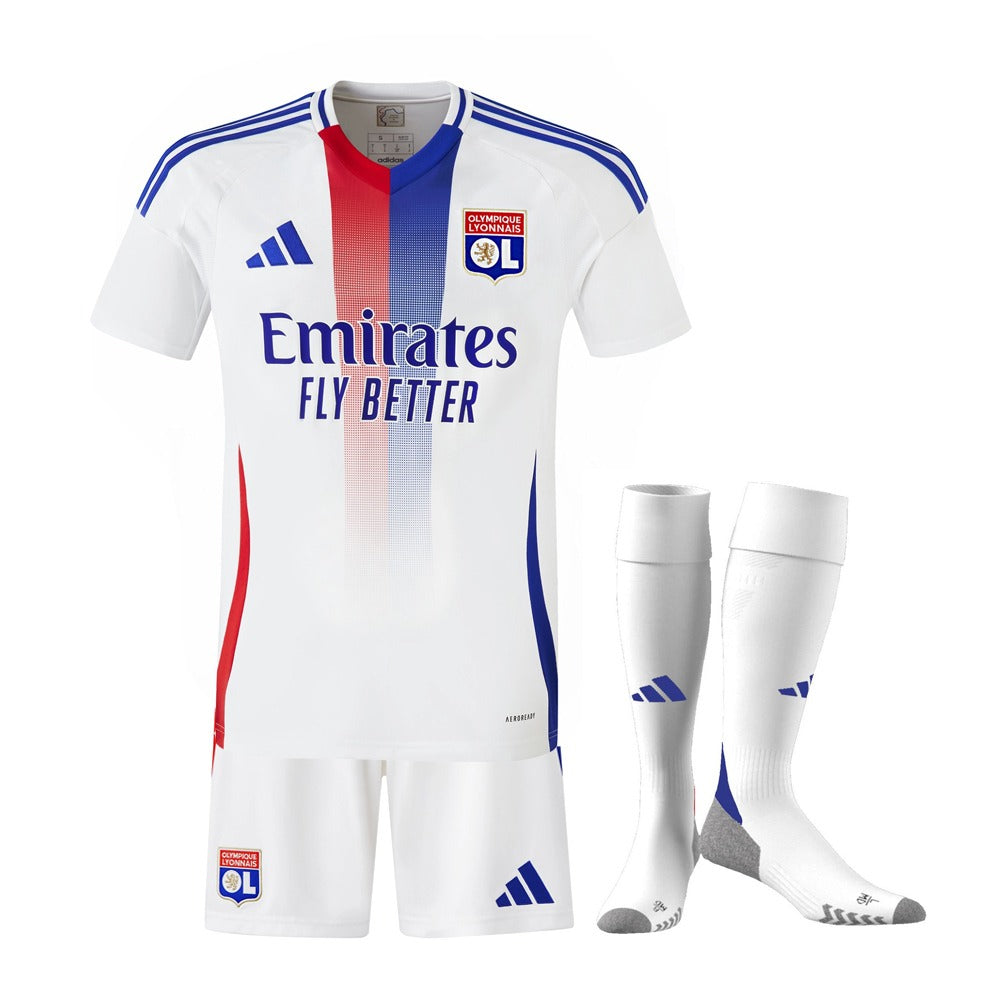 WhatsApp_Image_2024-06-13_at_11.38.54_1 Kids KIT Olympique Lyonnais Home Jersey 2024/25 - Image 1