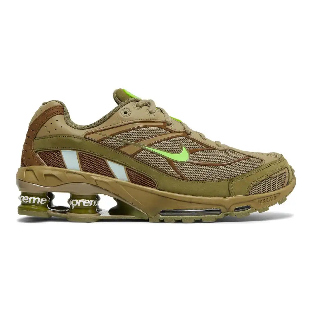 117202213219342-1 Pronta Entrega - Supreme x Nike Shox Ride 2 Neutral Olive - Image 1