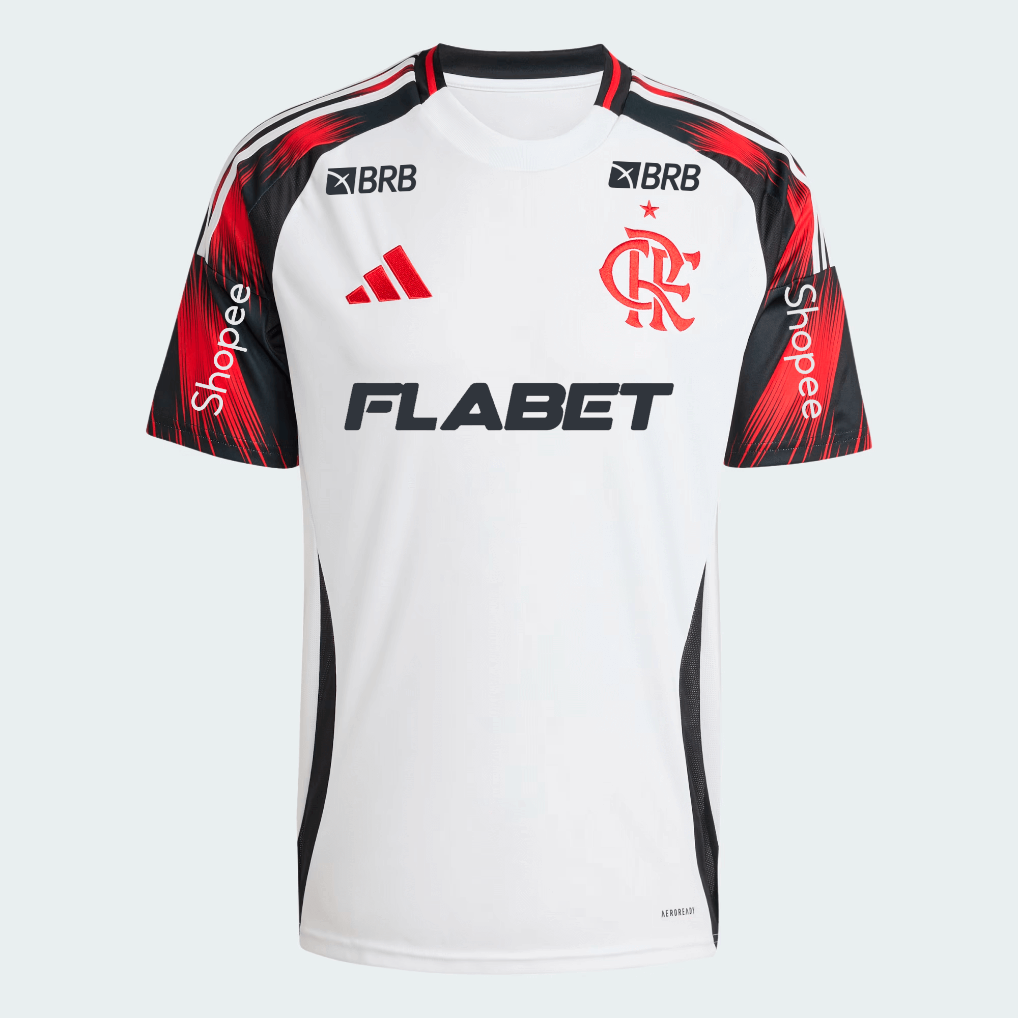 14_1 Camisa Adidas Flamengo 2025/26 II Com Patrocínios - Image 1
