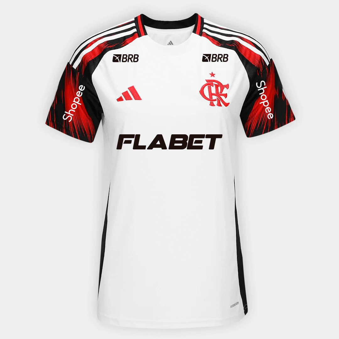 15_1 Camisa Feminina Adidas Flamengo 2025/26 II - Image 1