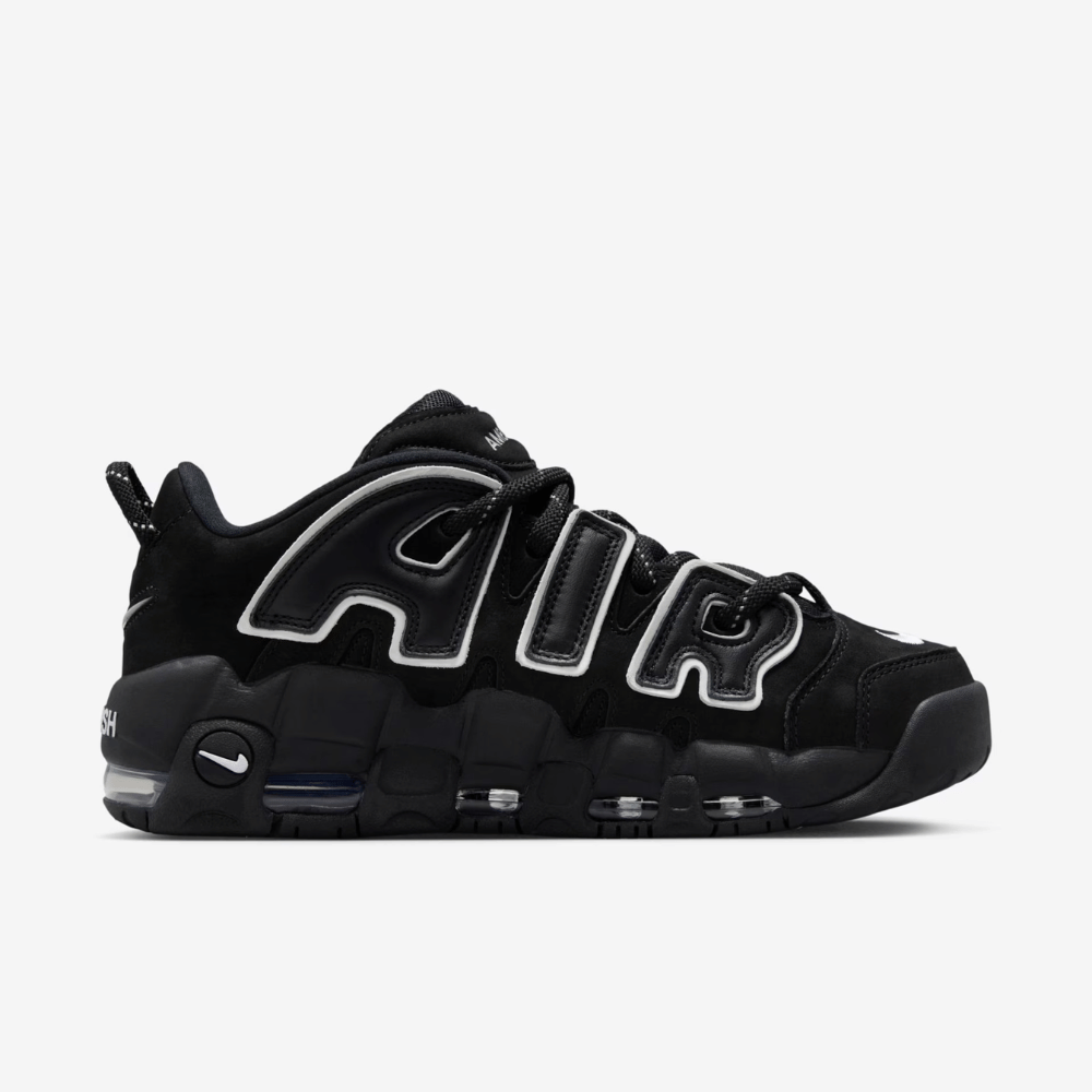 191020231325010 Nike Air More Uptempo Low AMBUSH Black - Image 1