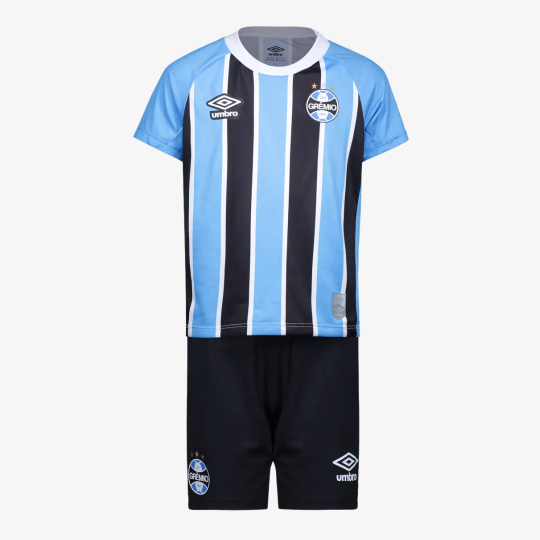 1_26d34b04-73bc-406c-8752-702344d79d98 Conjunto Infantil Umbro Grêmio 2025/26 I - Image 1