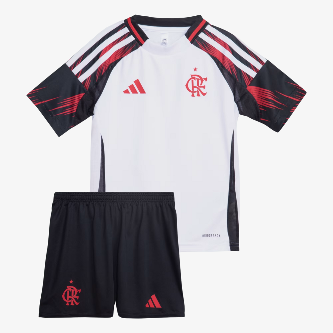1_7e1a88fc-888e-44e4-84e6-f14afc3e298d Conjunto Infantil Adidas Flamengo 2025/26 II - Image 1