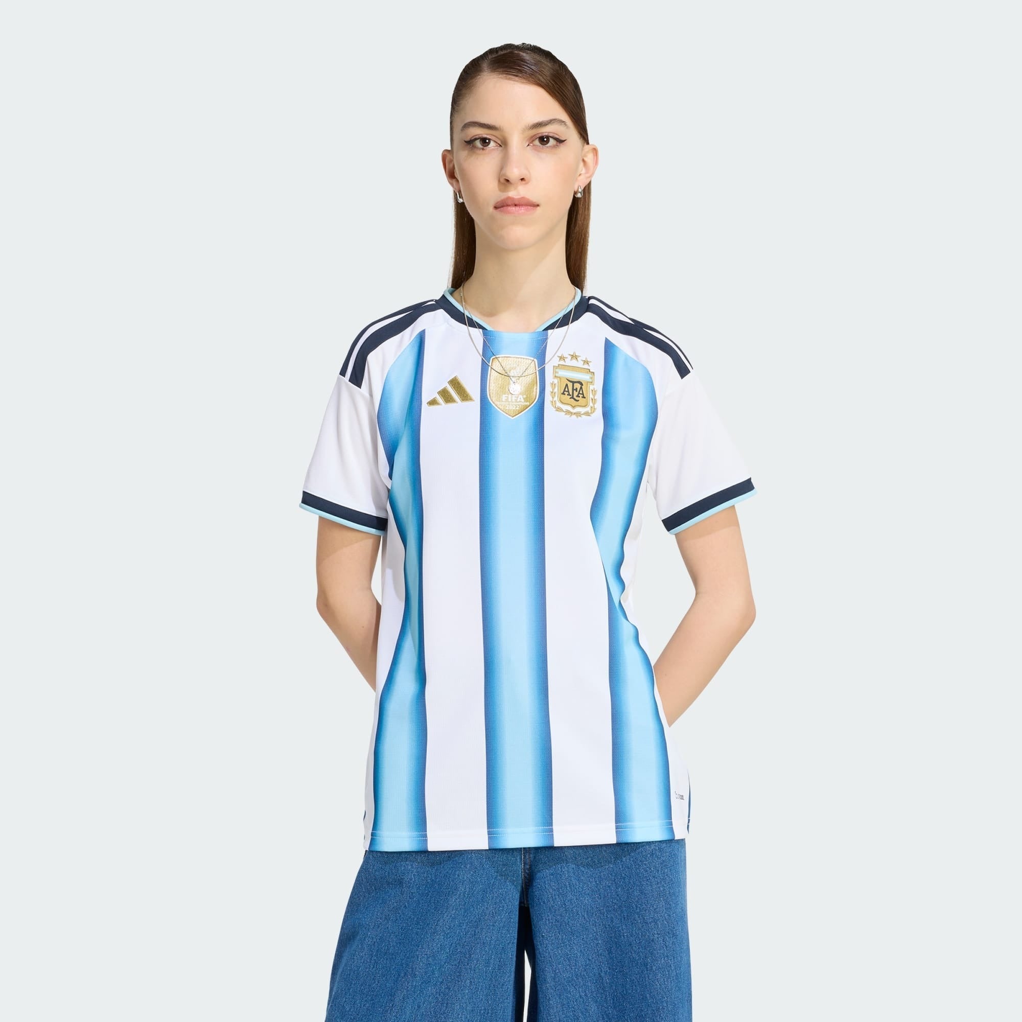 Camisa_I_Selecao_Argentina_26_Br_ae1fc8a0-92c4-4f29-8046-c22093c67ed8 Camisa Feminina Argentina 2026/27 I - Image 1