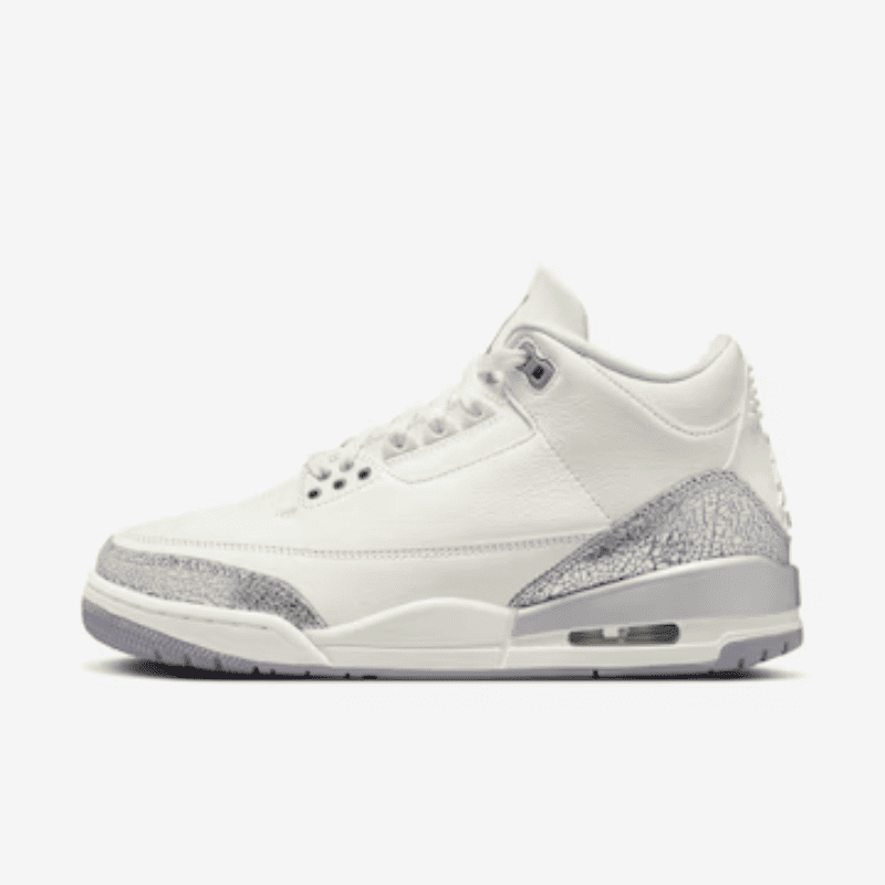 Designsemnome_6da6f38b-abb8-4114-b761-9309527abd44 Air Jordan 3 Retro Sail Cement Grey - Image 1