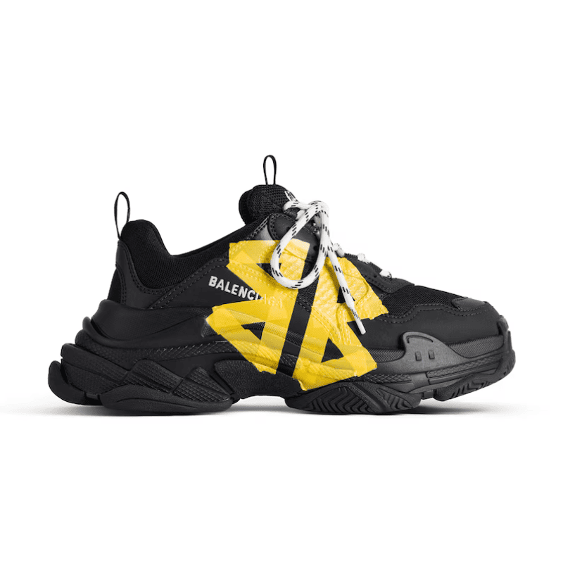 Designsemnome_e8576ab5-0351-4d6e-9061-45543f0c6b79 Balenciaga Triple S Tape Type Black - Image 1