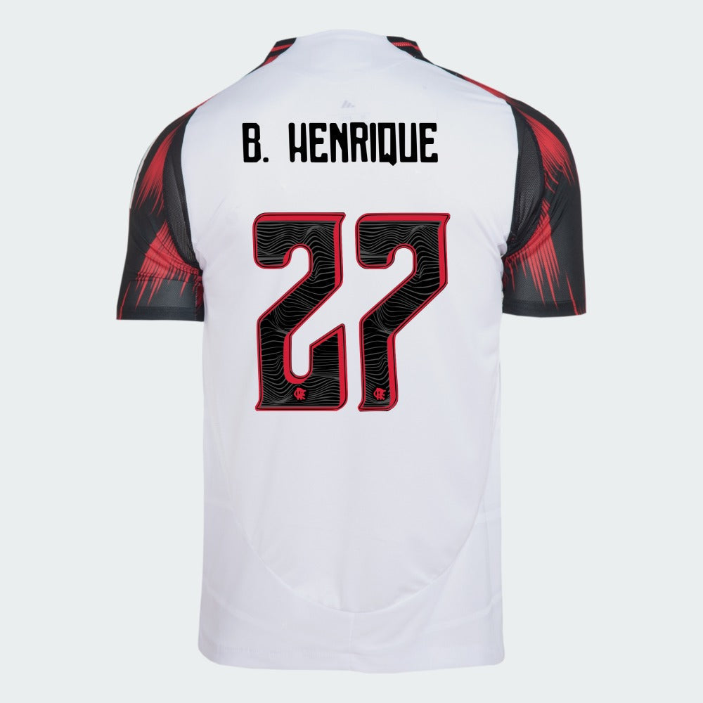 IV6045_11 Camisa Adidas Flamengo 2025/26 II B. HENRIQUE N° 27 - Image 1