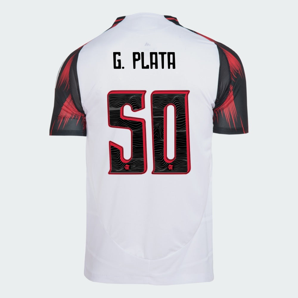 IV6045_9 Camisa Adidas Flamengo 2025/26 II G. PLATA N° 50 - Image 1